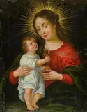 Gabriël Franck, The Virgin and Child, Oil on copper