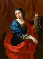 Ginevra Cantofoli, Allegory of Temperance, Oil on canvas (relined)