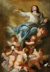 The Assumption of the Virgin by Orazio de Ferrari, Oil on canvas (relined), sold May 2020
