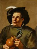 Hendrick Bloemaert, Portrait of a Man with a Tankard, Oil on canvas (relined)