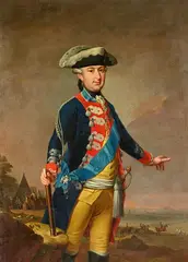 Anton Wilhelm Tischbein, Portrait of Wilhelm IX, Landgrave of Hesse-Kassel, later Prince Elector Wilhelm I, Oil on canvas (relined)