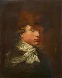 Portrait of a Young Man in a Fur Cap by North Italian School late 18th century, Oil on canvas (relined), offered May 2020