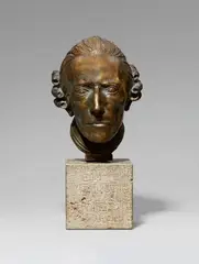 John Eckstein, Bust of Friedrich II, Bronze with shimmering brownish gold patina. Engraved to the reverse "IOH.ECKSTEIN. Fecit Potsdam 1786". H