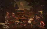 Noah's Sacrifice by the Younger Francesco Bassano, Oil on canvas (relined), sold Mar 2020