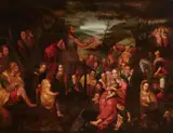 Flemish School 17th century, John the Baptist Preaching