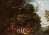 Franz Hartmann, Christ Healing the Sick, Oil on copper