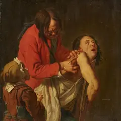 Jan Josef Horemans the Elder, The Shoulder Operation, Oil on panel