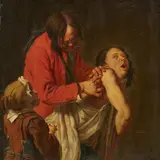 Jan Josef Horemans the Elder, The Shoulder Operation, Oil on panel