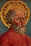 Tyrolean School circa 1500, Saint Peter, Oil on panel