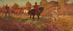 Gustav Marx, Par Force Hunt, Oil on canvas