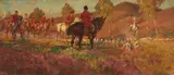 Gustav Marx, Par Force Hunt, Oil on canvas