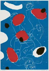 Puck (blau) by Georg Baselitz, 1993, Colour woodcut on paper, sold Dec 2019