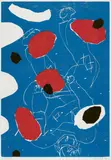 Georg Baselitz, Puck (blau), 1993, Colour woodcut on paper