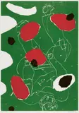 Georg Baselitz, Puck (Grün), 1993, Colour woodcut on paper
