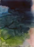 Herbert Brandl, Untitled, 1999, Watercolour on card