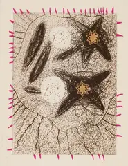 Michael Buthe, Espagna, 1974/1977, 6 hand coloured etchings on paper