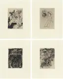 Jake and Dinos Chapman, My Giant Colouring Book, 2004, 21 original aquatint etchings on China paper, rolled-on card. Each