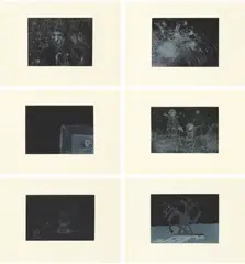 Jake and Dinos Chapman, Disasters of War (black on white), 1999, 83 etchings on card