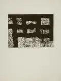 Eduardo Chillida, Lagunkide Solidario, 1997, Etching on card