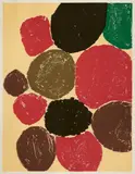 Günther Förg, Untitled, 1996, Colour lithograph on card