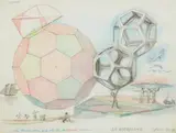 Albert Flocon, La Bisquine, 1989, Graphite and coloured pencil on card