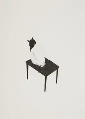 Rachel Goodyear, Centaur, 2007, Pencil on card