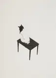 Rachel Goodyear, Centaur, 2007, Pencil on card