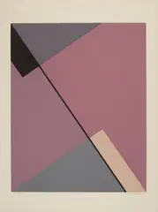 André Heurtaux, Untitled, 1946/1951, 2 works: each colour silkscreen on card