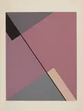 André Heurtaux, Untitled, 1946/1951, 2 works: each colour silkscreen on card