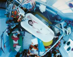 Izima Kaoru, Matsuyuki Yasuko wears Gucci, 1996/2001, Chromogenic print on paper, face mounted under plexiglas
