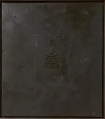 Jaume Plensa, Monocrom, 1990, Mixed media on board