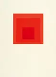 SP-J by Josef Albers, 1971, Colour silkscreen on card, sold Nov 2019