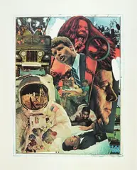 Robert Rauschenberg, Signs, 1970, Colour silkscreen on card