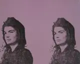 Jacqueline Kennedy II (Jackie II) by Andy Warhol, 1966, Colour silkscreen on card, sold Nov 2019
