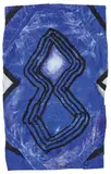 Minneapolis-Minnesota-Suite (Minnehaha) by Emil Schumacher, 1968, Acrylic on folded and creased baking paper. Approx, offered Nov 2019
