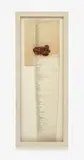 Joseph Beuys, Zwei Fräulein mit leuchtendem Brot, 1966, Cardboard, paper, chocolate overpainted with oil paint (Braunkreuz) on card