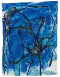 Emil Schumacher, G-61/1986, 1986, Gouache on paper. Approx