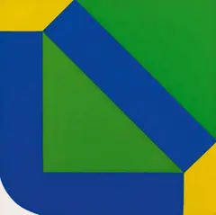 Georg Karl Pfahler, Orlando V, 1970/1972, Acrylic on canvas