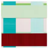 Face 53 by Imi Knoebel, 2003/2015, Acrylic on plastic panel, collaged, sold Nov 2019