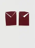 Vera Molnár, 2 Rectangles Coupes en M, 2007, 2-part work: each acrylic on canvas. Each