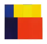 Ich nicht by Imi Knoebel, 2004/2011, Acrylic on plastic panel, collaged, sold Nov 2019