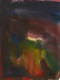 Herbert Brandl, Untitled, 1999, Watercolour on card