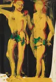 Karl Horst Hödicke, Adam und Eva nach Cranach (Elvira + Horst)