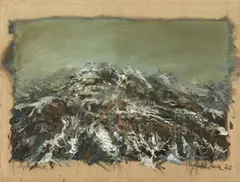 Alpenstück I by Ralph Fleck, 1980, Oil on canvas, sold Nov 2019