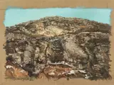 Ralph Fleck, Alpenstück VI, 1980, Oil on canvas