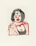 Thomas Schütte, Volume II. The bix nix, 2005, 17 copperplate etchings with nylon print on folded double sheet card. Each
