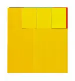 Ich Nicht VII by Imi Knoebel, 2005/2011, Acrylic on plastic panel, collaged, sold Nov 2019