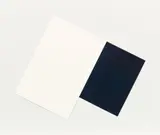 Imi Knoebel, Weiss Schwarz 14, 2009/2012, Acrylic on plastic panel, collaged
