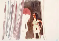 Untitled by Daniel Richter, 2010, Watercolour on paper, offered Nov 2019
