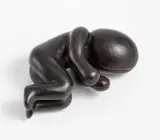 Atelier Van Lieshout, Dickhead Baby, 2008, Bronze with black patina